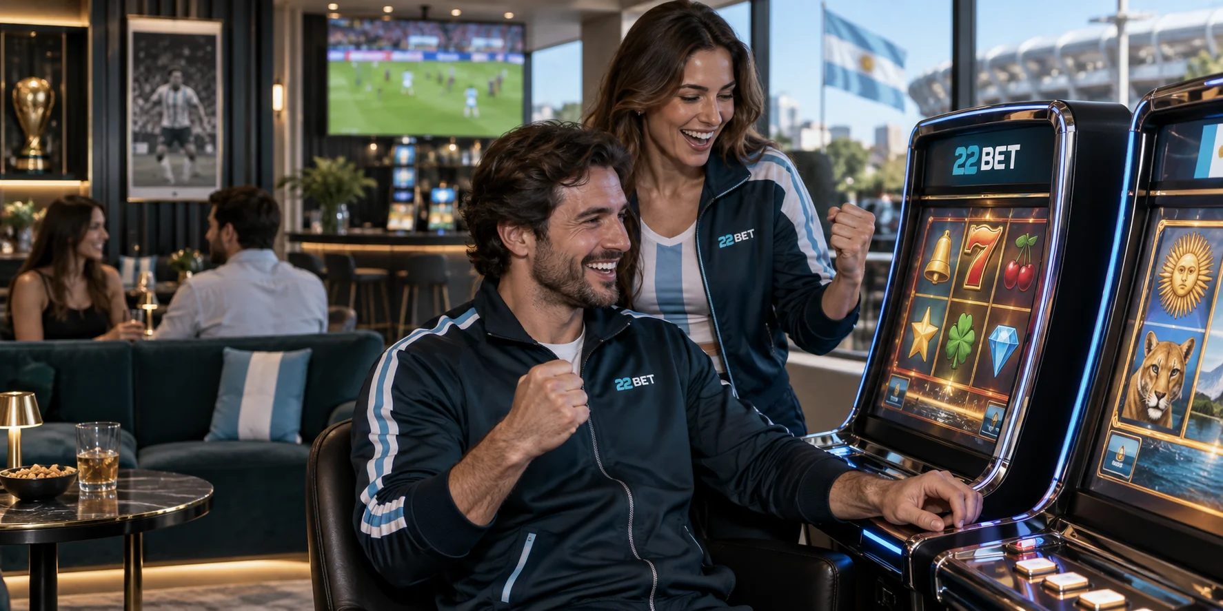 Tragamonedas de distintas temáticas y la marca 22BET